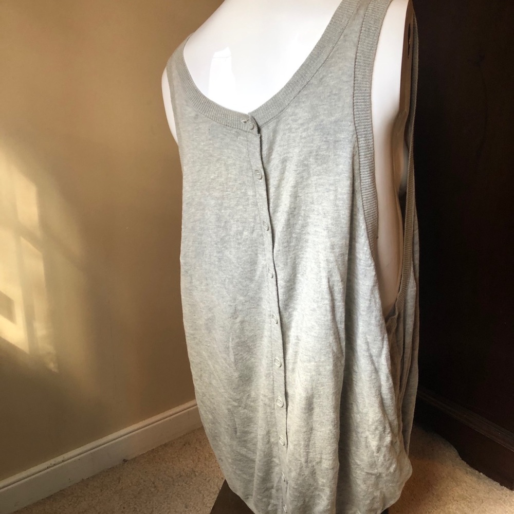 Urban Outfitters Button Back Tunic Vest